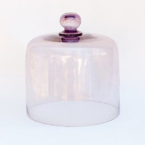 19th Century Amethyst Large Glass Cloche